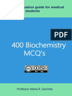 400 Biochemistry MCQ's Guide for Medical Students