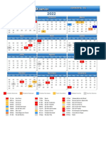 Calendario Horizonte Ce 2022