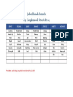 Jadwal Ronda Pemuda