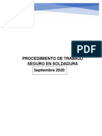 (Tarea Critica) (Programa Personal) Procedimiento de Trabajo Seguro en Soldadura