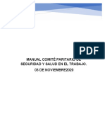 Manual Comité Paritario de Seguridad y Salud en El Trabajo