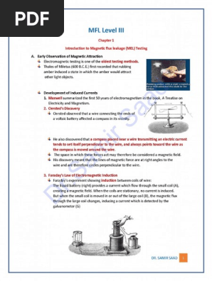 ASNT Magnetic Flux Leakage (MFL) Level III Notes
