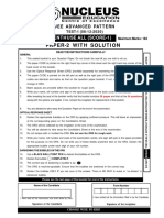 JEE ADVANCED PATTERN TEST-1 SOLUTIONS