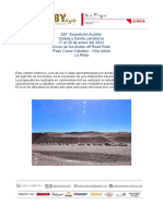 Programa Travesia Expedicion Zelada Davila La Rioja PDF