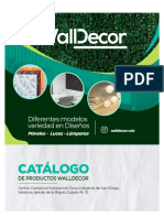 Catálogo paneles decorativos Walldecor