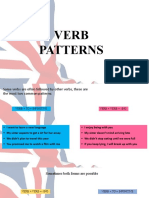 Verb Patterns