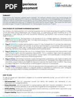 XMI Assessment CXMaturity