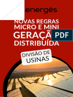 DIVISÃO DE USINAS NA MICRO E MINIGERAÇÃO DISTRIBUÍDA