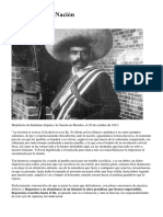 Manifiesto A La Nación. Emiliano Zapata PDF
