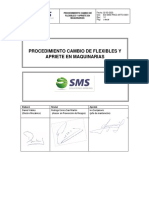 PROCEDIMIENTO CAMBIO DE FLEXIBLES Y APRIETE EN MAQUINARIAS - MTTO-0001 Ok PDF