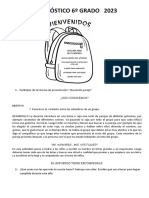 Diagnóstico 6º Grado 2023