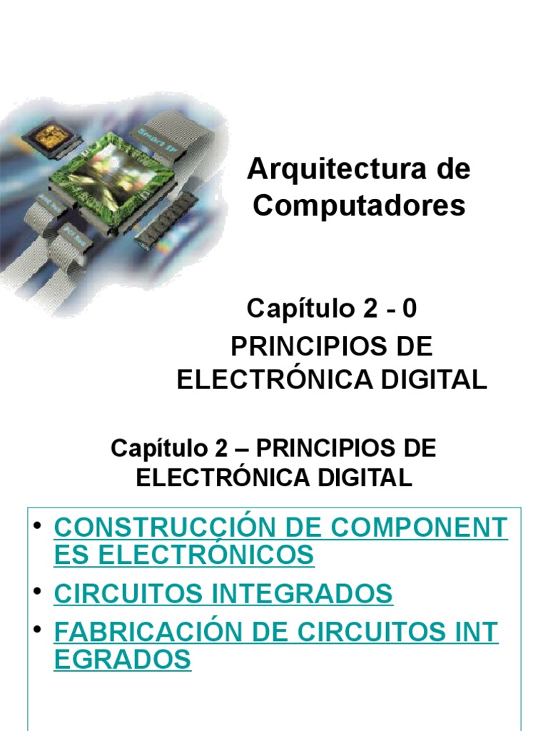 2 0 Principios de Electrónica Digital PDF Circuito integrado Semiconductores