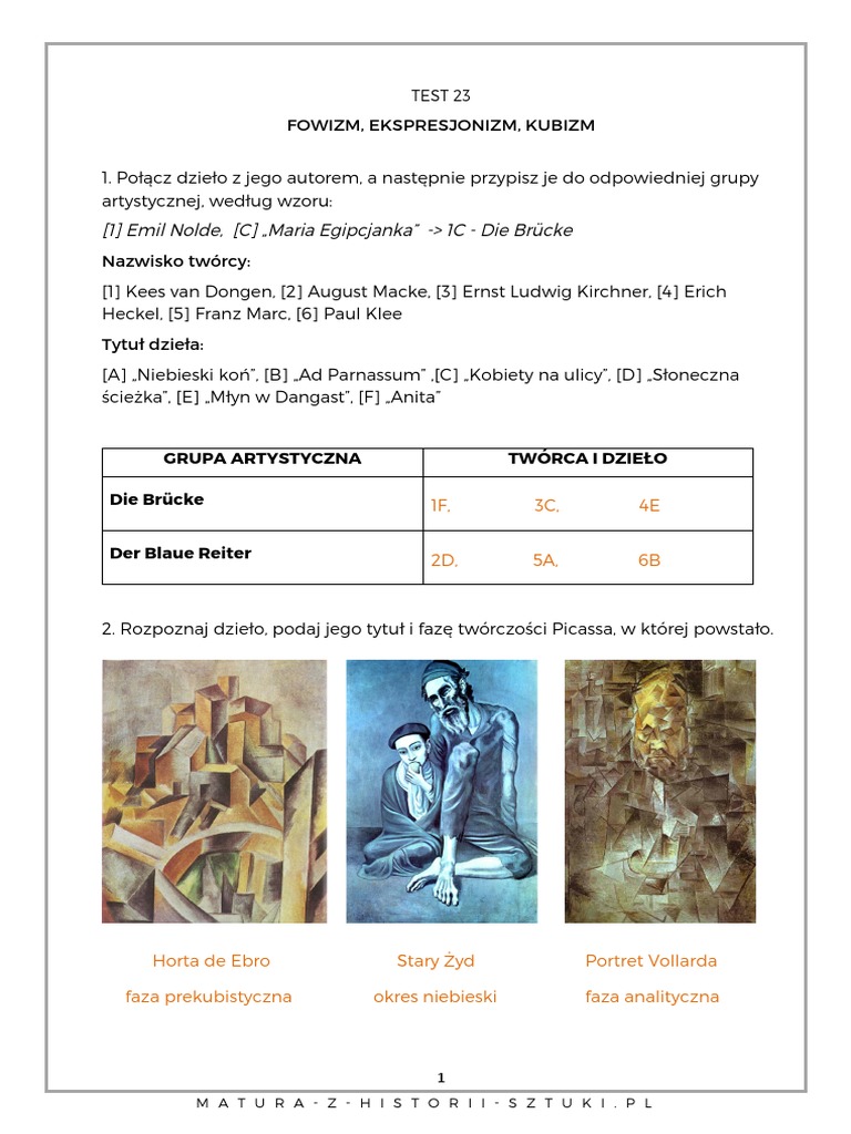 Test 23 - Odpowiedzi | PDF