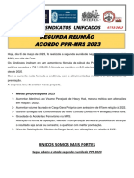 Reunião PPR-MRS discute fórmula e metas 2023