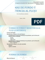 Formas de Fondo Y Resistencia Al Flujo: Prof. Ada Moreno Barrios
