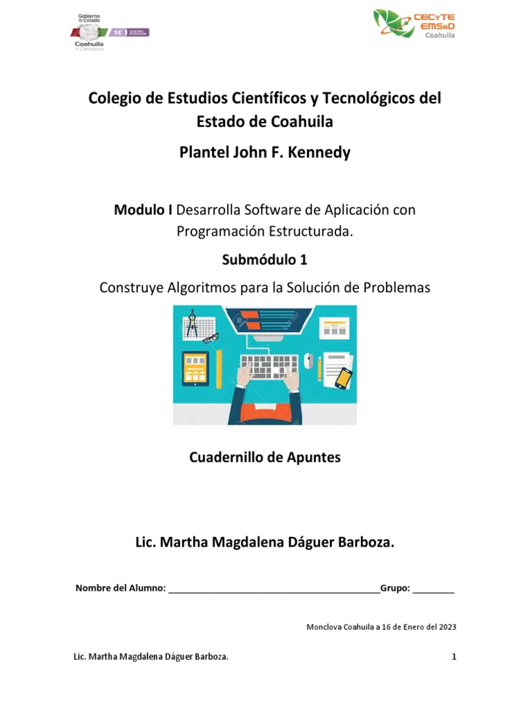 Cuadernillo Modulo I Sub I Pdf