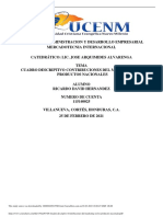 Cuadro Descriptivo Contribuciones Del Marketing en Los Productos Nacionales PDF
