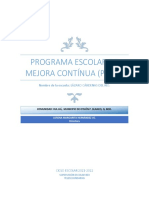 Programa Escolar de Mejora Contínua - Xul-Ha.5 PDF