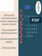 Programaçoes de Março UMP PDF