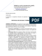 Protocolo de Excusas y Permisos PDF