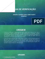 Folha de Verificação: Origem, Quando Usar, Como Fazer E Exemplo