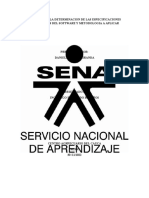 Taller para La Determinacion de Las Especificaciones Funcionales Del Software y Metodologia A Aplicar