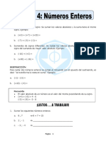 Semana 4 - Los Numeros Enteros PDF