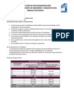 PROYECCIÓN DE RECALENDARIZACIÓN - ESIA - Zacatenco