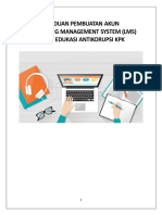 Panduan Pembuatan Akun Di LMS ACLC-KPK New Version 2023 PDF