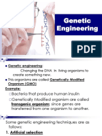 Genetic Engineering DISCUSSION PDF