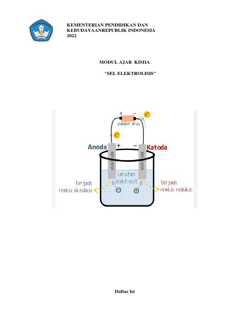 Modul Sel Elektrolisis | PDF