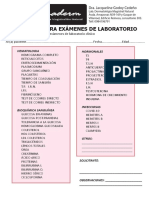 Solicitud de Examenes Médicos PDF