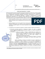 Circular DGGDP N 7/2020: Tetã Rekuái Gobierno Nacional