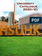 University Catalogue 2020 21 Updated 0208