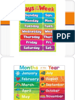 Prepositions of Place Months Days of The Week Final Project Bi PDF