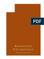 Bhikkhuni Patimokkha Fourth Edition - Pali and English - UTBSI Ordination Bodhgaya Nov 2022 (E-Book Version)