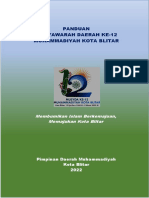 Panduan Musyawarah Daerah Ke-12 Muhammadiyah Kota Blitar