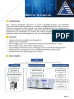 Integrated Distribution Transformer Test System