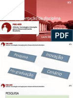 Apresentação Da Disciplina PDF