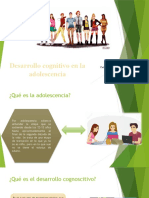 Desarrollo Cognitivo en La Adolescencia