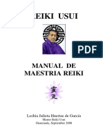 Manual de Maestria Reiki Curso A Distancia - Master Julieta