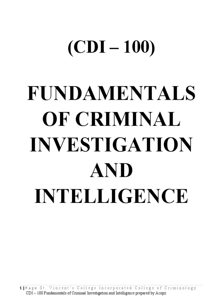 Module on cdi 100 chapter 5 to 8 only pdf search and seizure