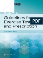ACSM's Guidelines For Exercise Testing and Prescription 11th Edition PDF