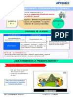 4 Experiencia de Aprendizaje - Act 1 - Semana 1 Vi Ciclo