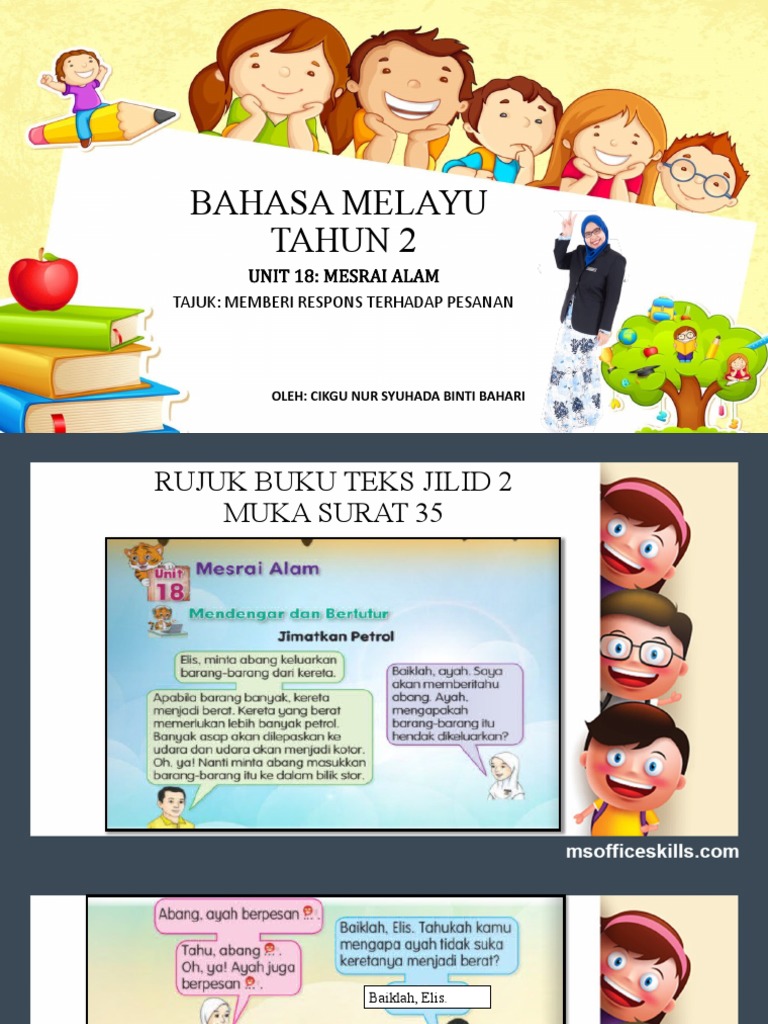 BM Tahun 2 Unit 18 Memberi Respons Terhadap Pesanan PDF