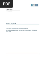 EBA ITS On Pillar 3 ESG Disclosures PDF