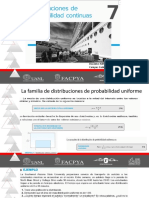 CAPÍTULO 7 DISTRIBUCIONES DE PROBABILIDAD Continua