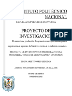 El Aumento de Producción de Aguacate Como Oportunidad para La Exportación de Aguacate de México A Través de La Industria Cosmética