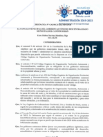 009-2021 N. - GADMCD-2021-009-DNM Ordenanza Que Regula El Catastro y El Avaluo de La Propiedad Inmobiliaria Urbana y Rural Bienio 2022-2023