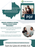 Pentingnya Komunikasi Internal Didalam Sebuah Perusahaan (Pt. Geb) PDF